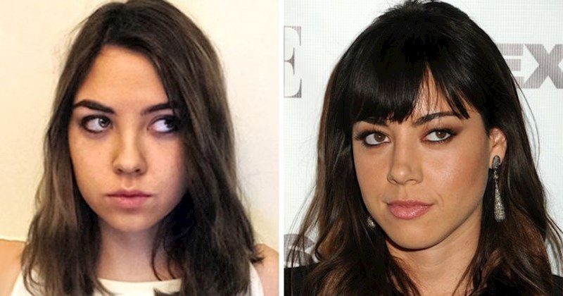Aubrey Plaza i njena dvojnica (lijevo)