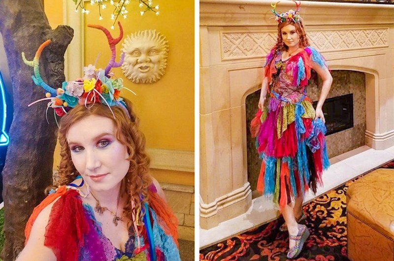 "Ovo je moja omiljena modna kombinacija. Pronašla sam ju na buvljaku, ručno je šivana"