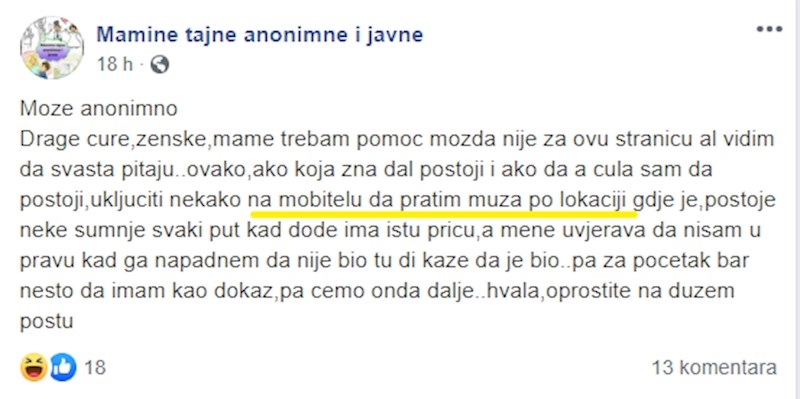 Gospođa možda gleda previše kriminalističkih serija...