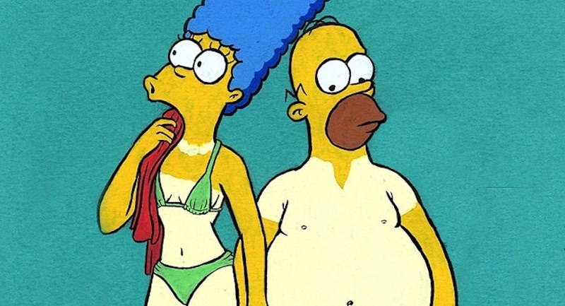 Umjetnica je zamislila kako bi izgledali poznati likovi iz crtića prvi dan na plaži