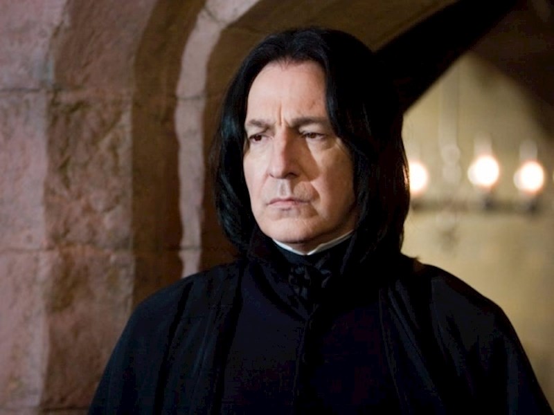 Alan Rickman, Harry Potter - snapeov štapić