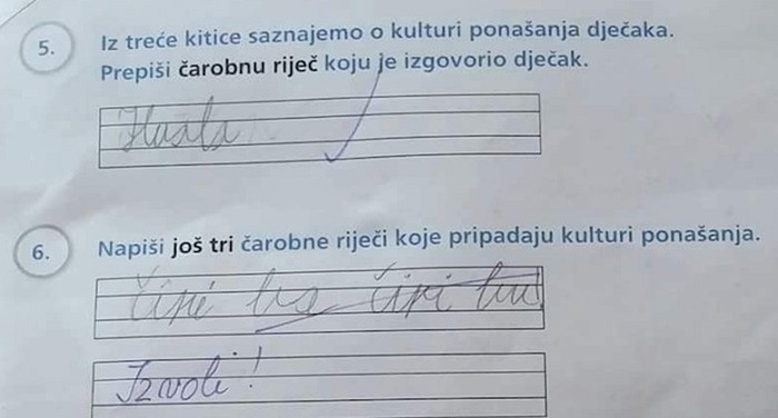 Učenik oduševio učiteljicu odgovorom na jedno pitanje, ovo je preslatko