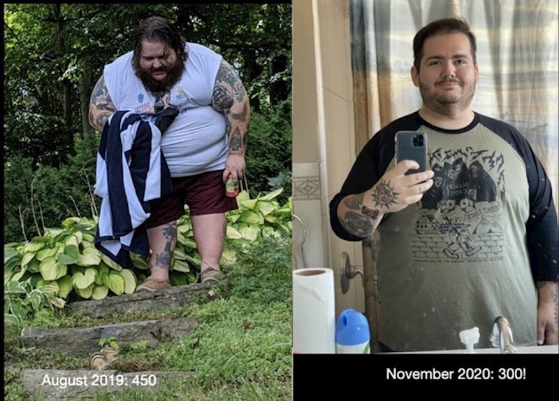 Na lijevoj slici ima preko 200 kilograma, na desnoj 135.