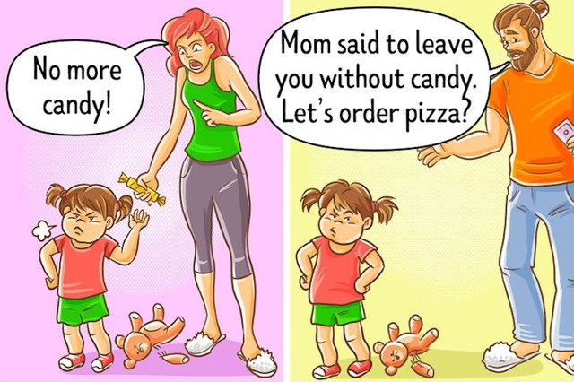 Nema više slatkiša! Mama je rekla da nema više slatkiša, hoćemo li naručiti pizzu?