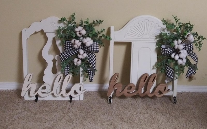 "Od naslona starih stolica napravila sam ukrase za dom"