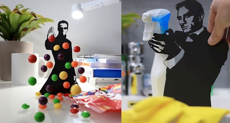 Umjetnik stvara poznate likove iz filmova pomoću papira i svakodnevnih predmeta