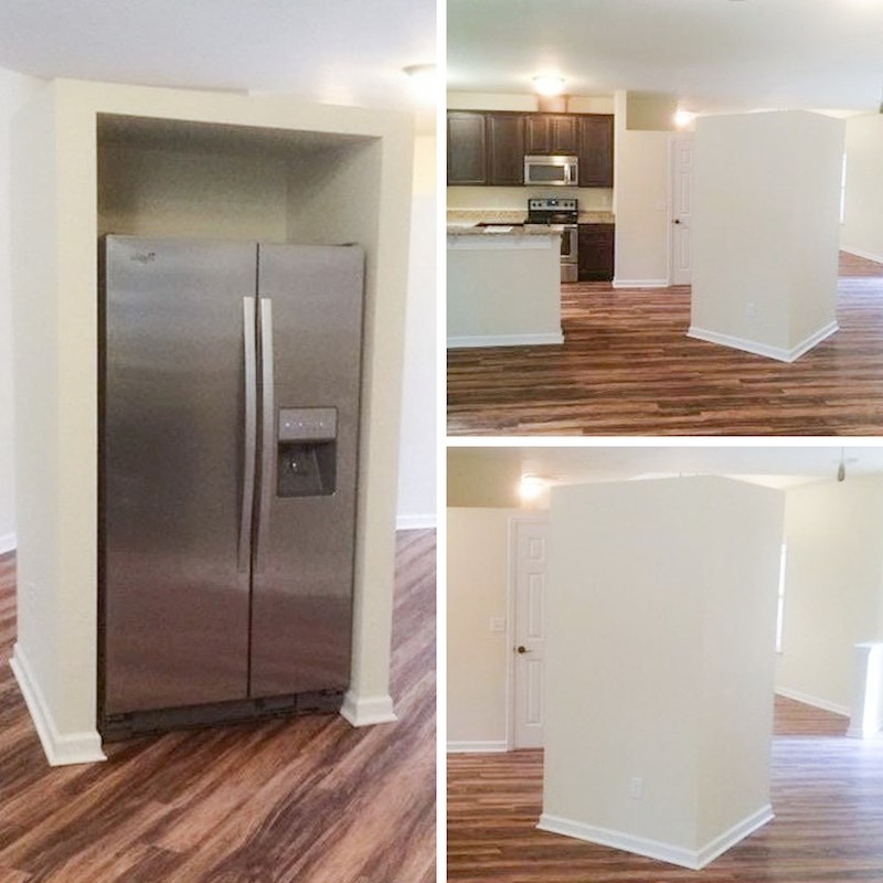 Hladnjak usred prostorije?