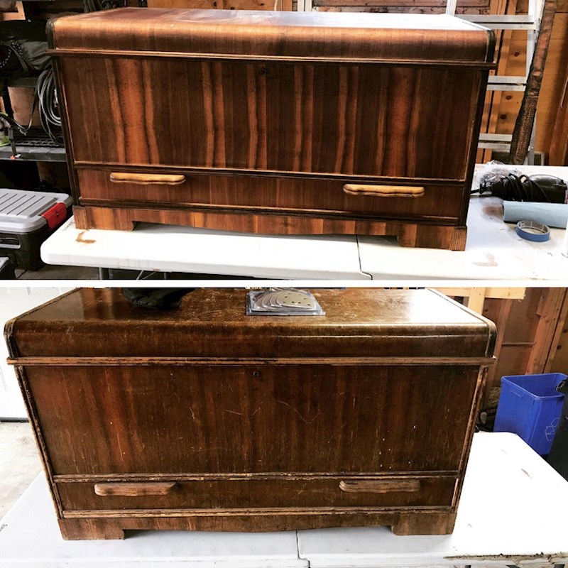 "Moji su se roditelji htjeli riješiti ormarića starog 90 godina. Uzeo sam ga, uredio i sada izgleda sjajno!"