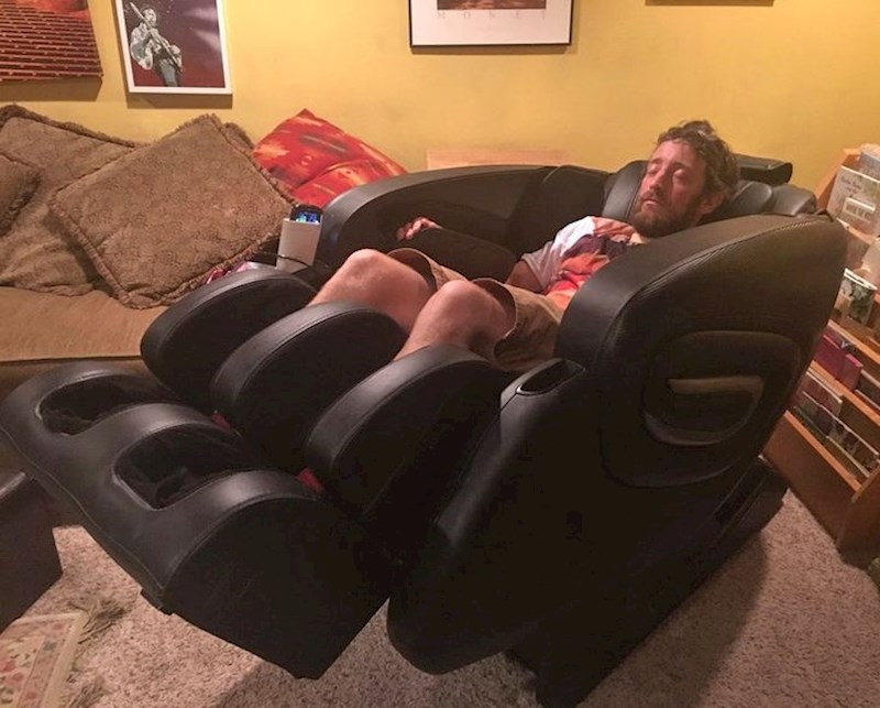 "U kući u kojoj smo odsjeli otkrili smo masažnu fotelju!"