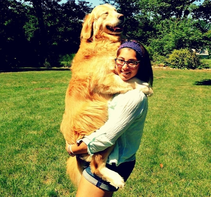 "Svaki put kada se vratim doma s fakulteta, ovako mi skoči u zagrljaj"