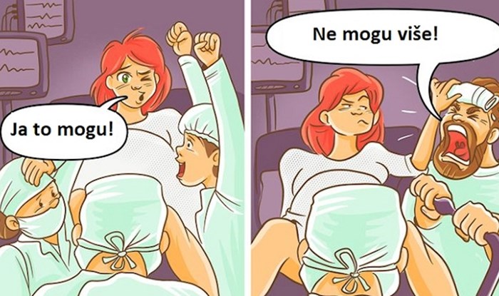 Iskrene ilustracije u kojima su prikazane razlike između mama i tata
