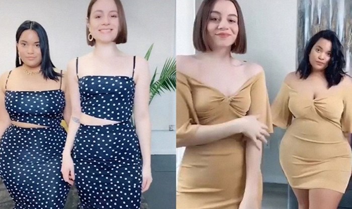 Model i njezina prijateljica pokazuju kako lijepa odjeća nije rezervirana za određeni tip tijela