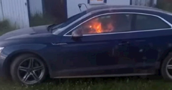 Izgleda kao da gori auto, iznenadit ćete se kada shvatite o čemu se zapravo radi