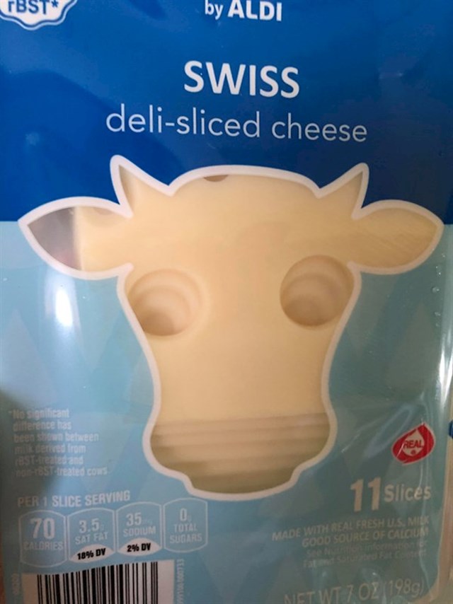 Zanimljivo pakiranje sira