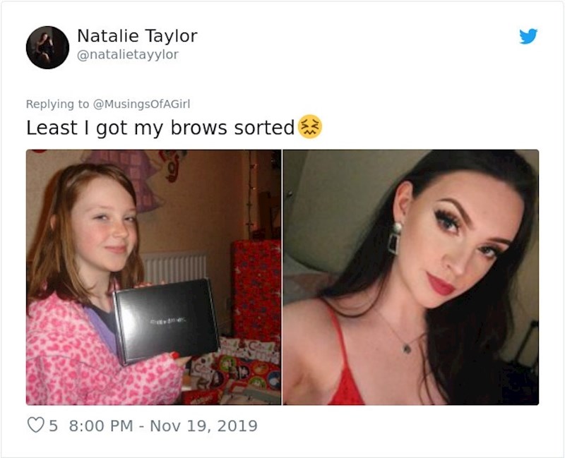 "Barem sam sredila obrve"