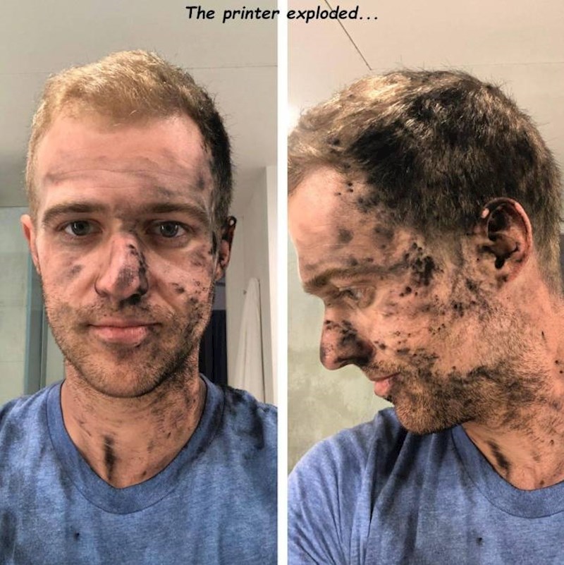 Printer je eksplodirao...