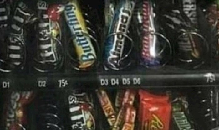 Nisu mogli vjerovati svojim očima kada su vidjeli što se nalazi u automatu s čokoladicama