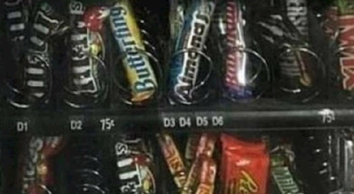 Nisu mogli vjerovati svojim očima kada su vidjeli što se nalazi u automatu s čokoladicama