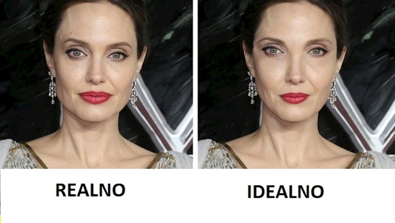 Kako bi izgledale ove slavne osobe kada bi im lice bilo po mjerama zlatnog reza