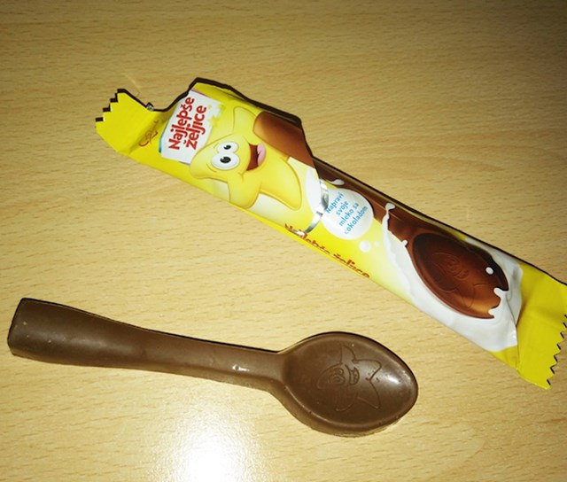 Čokoladna žlica za jesti pahuljice