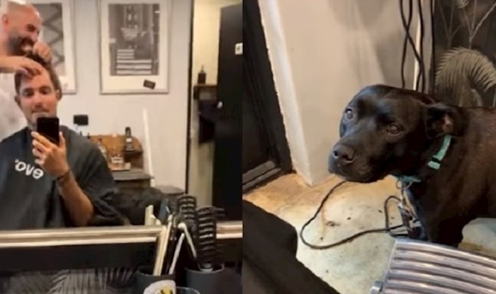 VIDEO Lik je došao sa svojim psom u frizerski salon, ljudi se nečemu nisu mogli prestati smijati