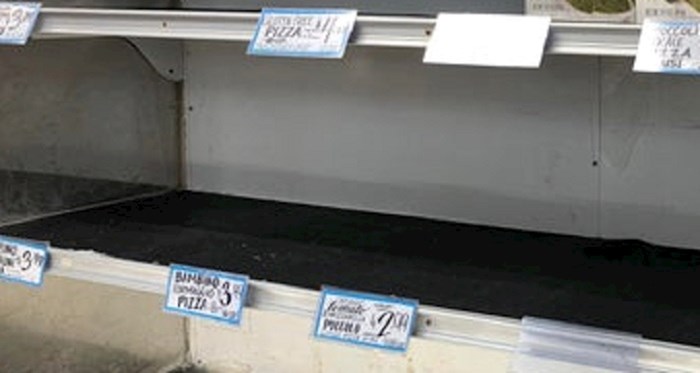 Kupci u jednom dućanu smijali su se kada su vidjeli što je jedino ostalo u hladnjaku s pizzama