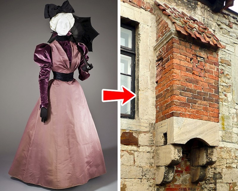 Toalet i ormar su bili u istoj prostoriji. Vjerovalo se da neugodni mirisi tjeraju nametnike s odjeće