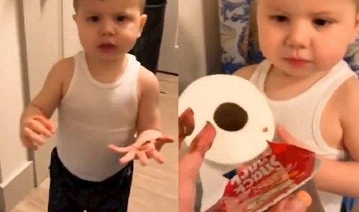 Dvogodišnjak je mislio da je puding od čokolade nešto drugo, njegova reakcija je presmiješna