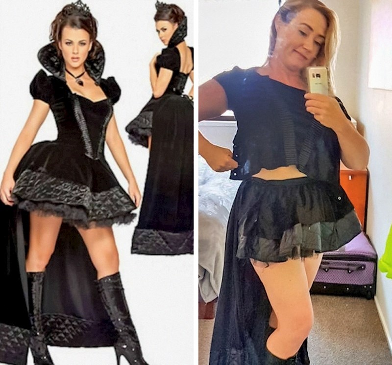 "Prodavač je napisao da se u ovoj haljini izgleda jako moderno i cool na tulumu...nisam"