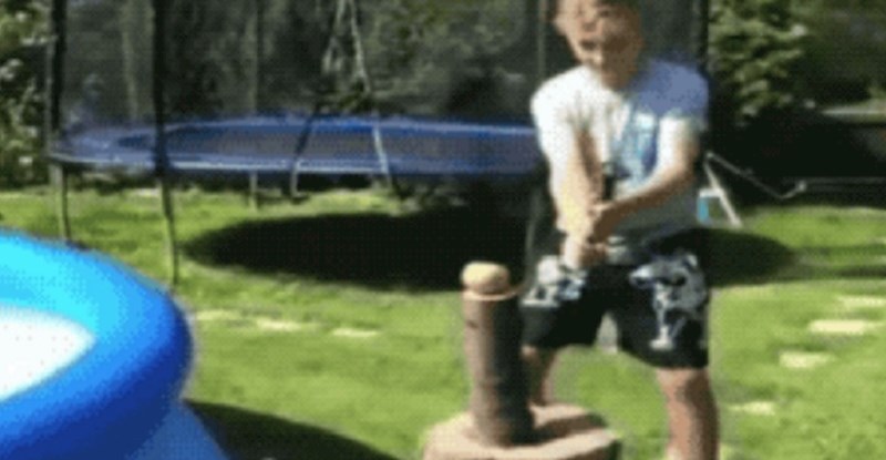 Tip je glumio Fruit Ninju, a završilo je neplaniranom katastrofom