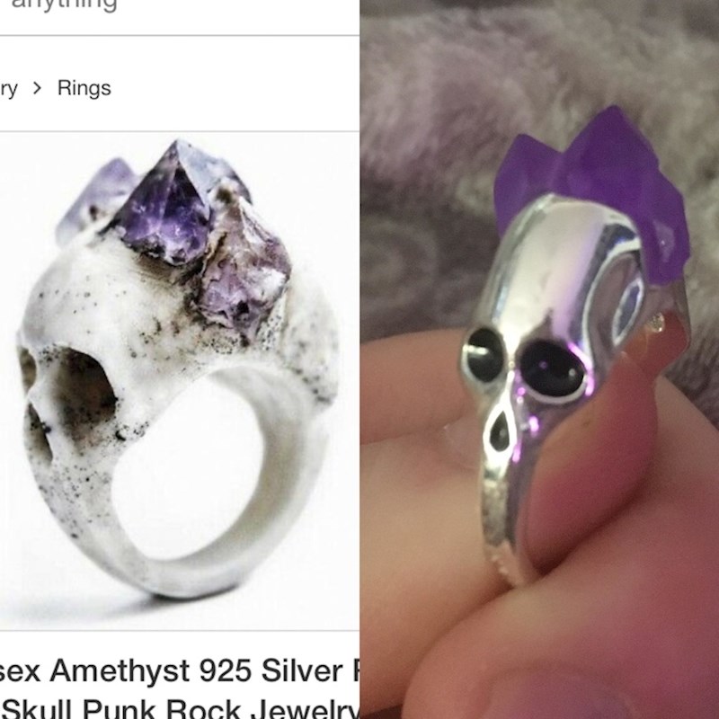 "Srebro i amethyst"