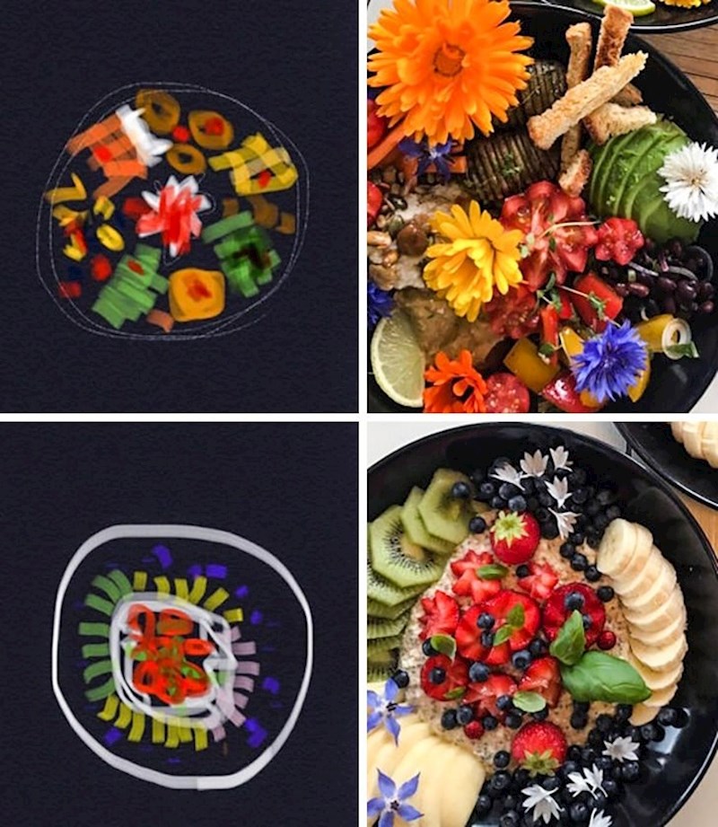 "Kako je moja mama planirala ukrasiti hranu i kako ju je ukrasila"