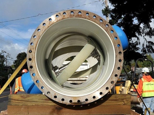 U Portlandu, neke vodovodne cijevi su zamijenjene cijevima s turbinama koje proizvode električnu energiju