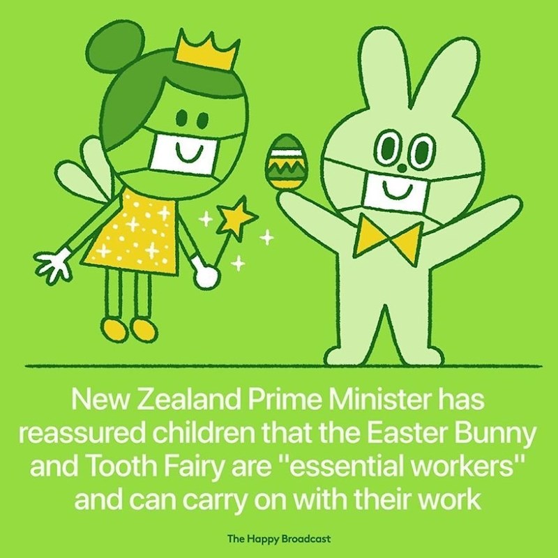 Novozelandski premijer je objavio djeci da je posao uskršnjeg zeca i zubić vile neophodan i da mogu nastaviti s radom