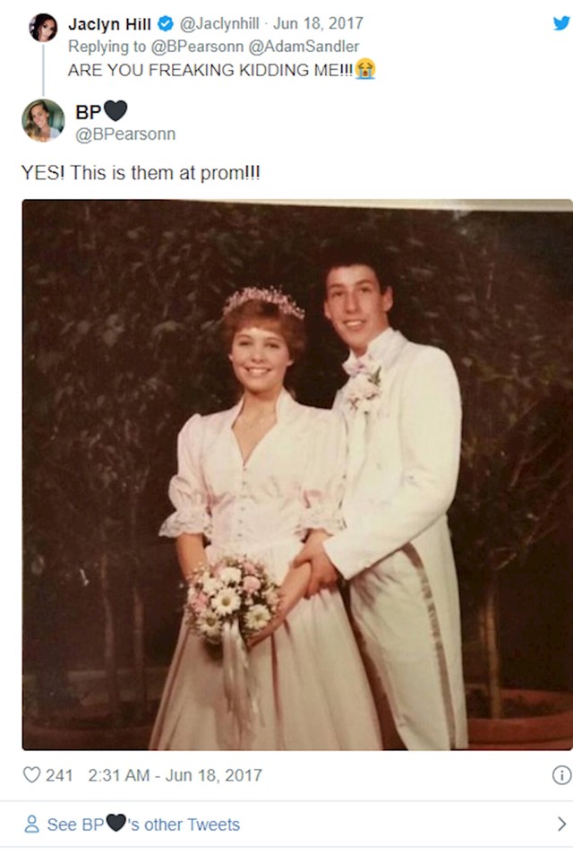 Adam Sandler na svojoj maturalnoj zabavi