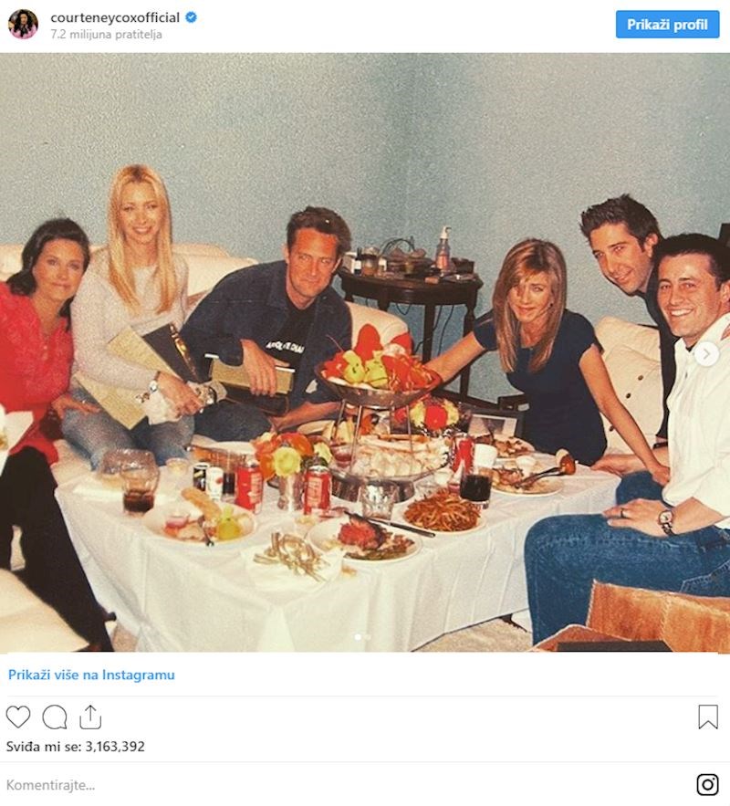 Večera prije zadnje epizode Prijatelja