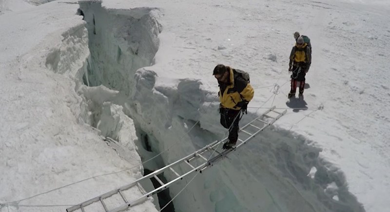 Biste li se usudili proći preko ovih ljestava? Nalaze se na Mt. Everestu