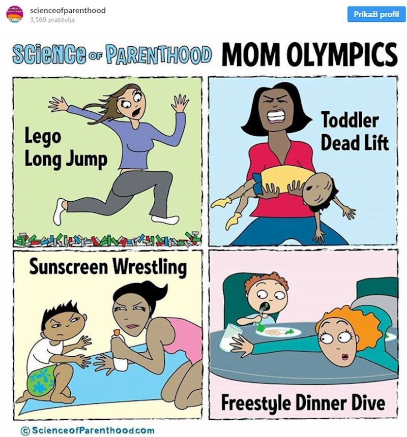 Mama spremna za olimpijadu :)