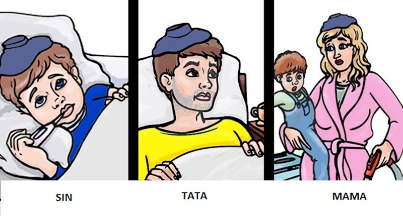 Mama može izliječiti svakog člana obitelji, čak ako je i ona prehlađena.