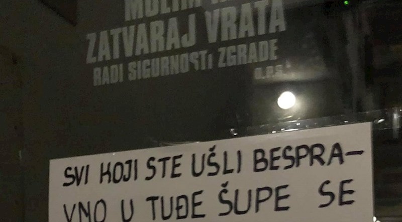 Ova osoba nije svladala lekciju iz rednih brojeva, dobro je nasmijala druge stanare zgrade