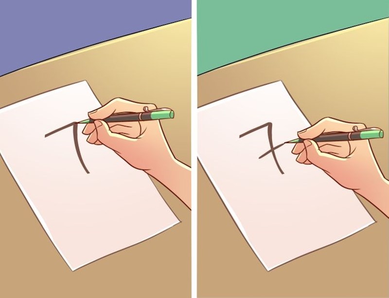 Kako vi pišete broj 7?