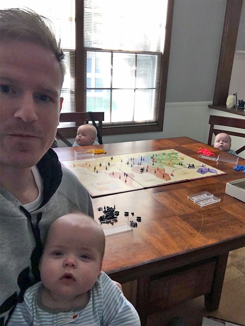 "Prvi put sam ostao sam s klincima. Ovu sliku sam poslao ženi"