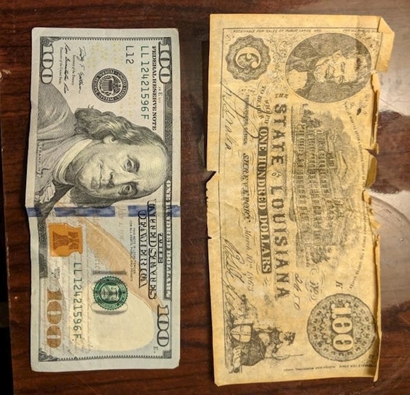 Novčanice od 100 dolara između kojih je skoro 155 godina razlike