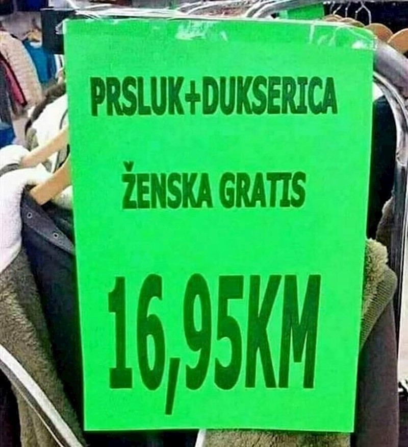 Ženska osoba gratis? :D
