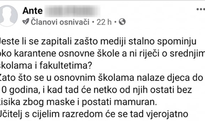 Ova teorija o maskama je nešto najgluplje što ćete u životu pročitati