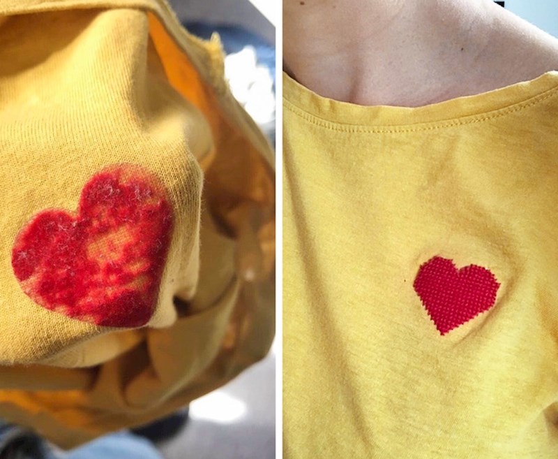 "Uništilo mi se baršunasto srce u perilici rublja, pa sam crvenim koncem izradila novo"