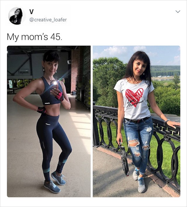 "Moja mama ima 45 godina"