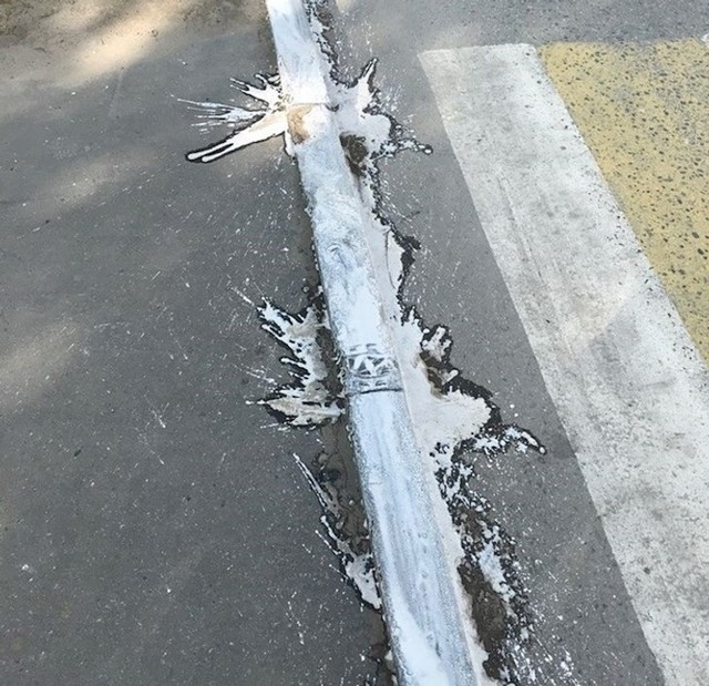 "Kako su označili pločnik u mojoj ulici..."