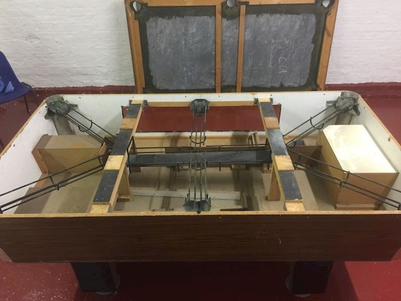 Unutrašnjost biljarskog stola