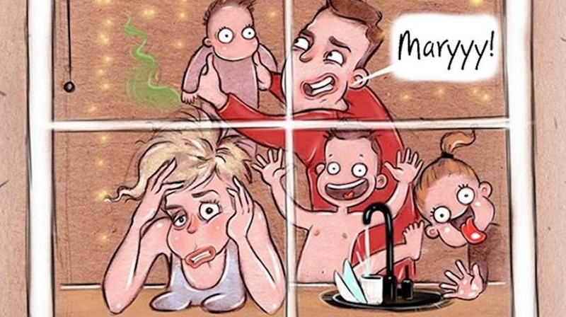 11 iskrenih ilustracija jedne mame koje pokazuju realnu stranu roditeljstva